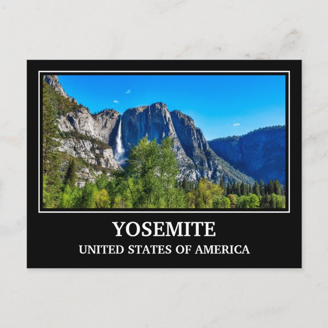 Yosemite USA Postcard Postkarte (Vorderseite)