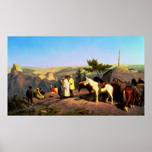 Yosemite Valley ab Glacier Point 1874 Poster