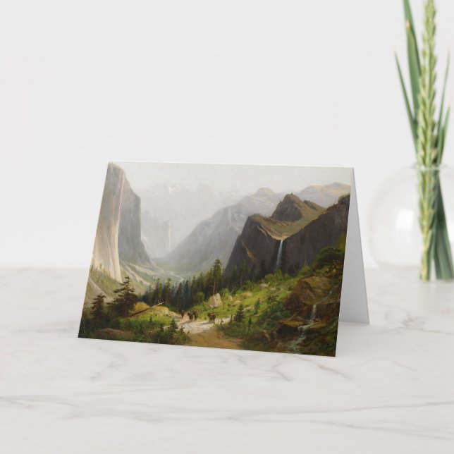 Yosemite Valley, CA | Frederick Ferdinand Schafer Karte (Vorderseite)