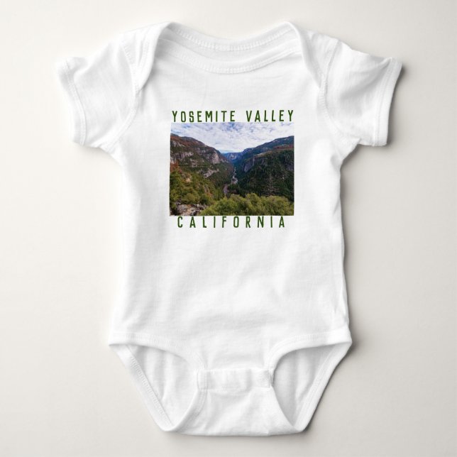 Yosemite Valley California, Yosemite Park  Baby Strampler (Vorderseite)