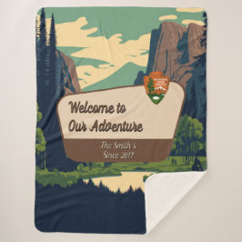 Yosemite Valley Familen-Camping-Abenteuer anpassen Sherpadecke