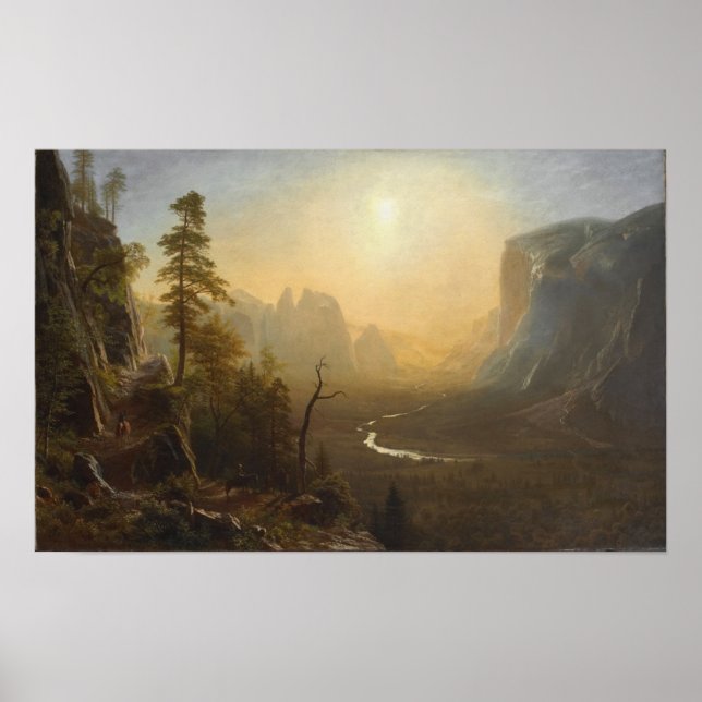 Yosemite Valley, Glacier Point Trail Poster (Vorne)