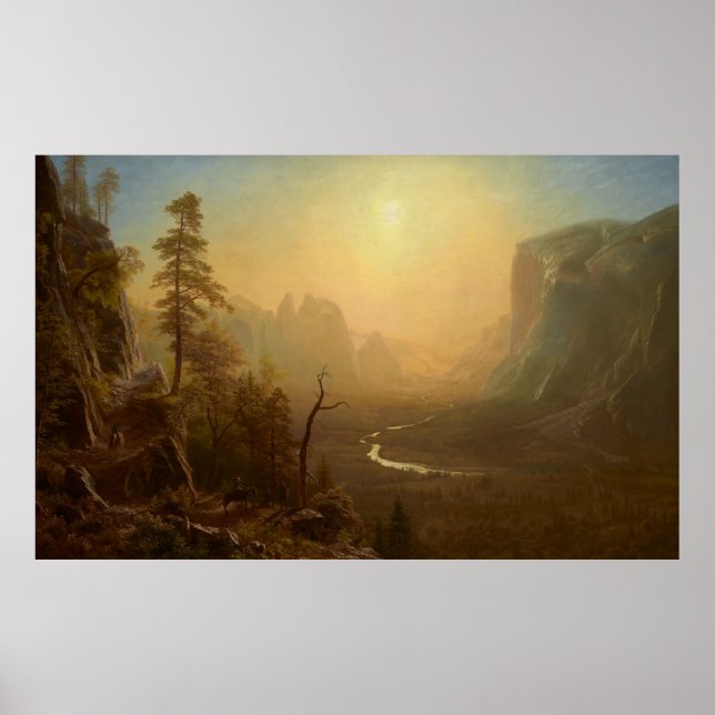 Yosemite Valley, Glacier Point Trail Poster (Vorne)