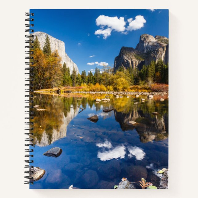 Yosemite Valley im Herbst Notizbuch (Vorderseite)