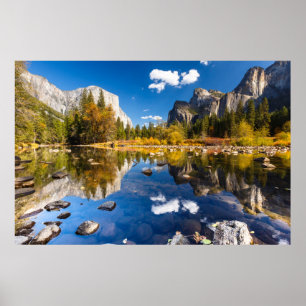 Yosemite Valley im Herbst Poster