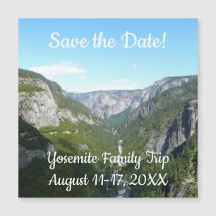 Yosemite Valley im Yosemite-Nationalpark Magnetkarte