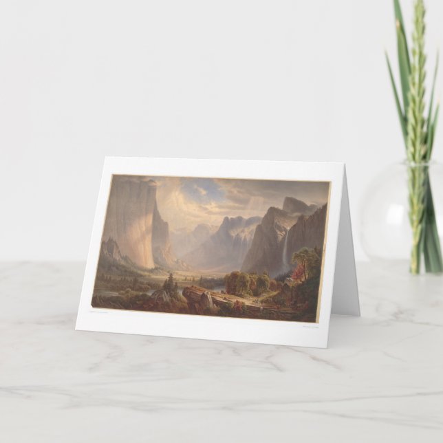 Yosemite Valley, Kalifornien (0710A) Karte (Vorderseite)