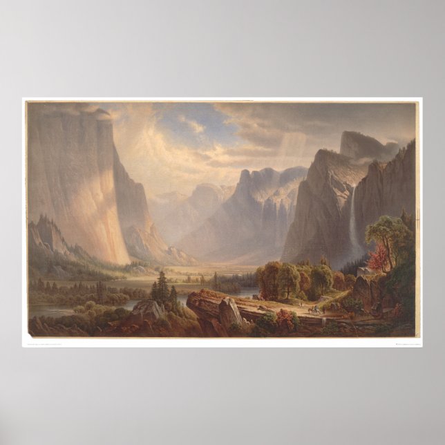 Yosemite Valley, Kalifornien (0710A) Poster (Vorne)