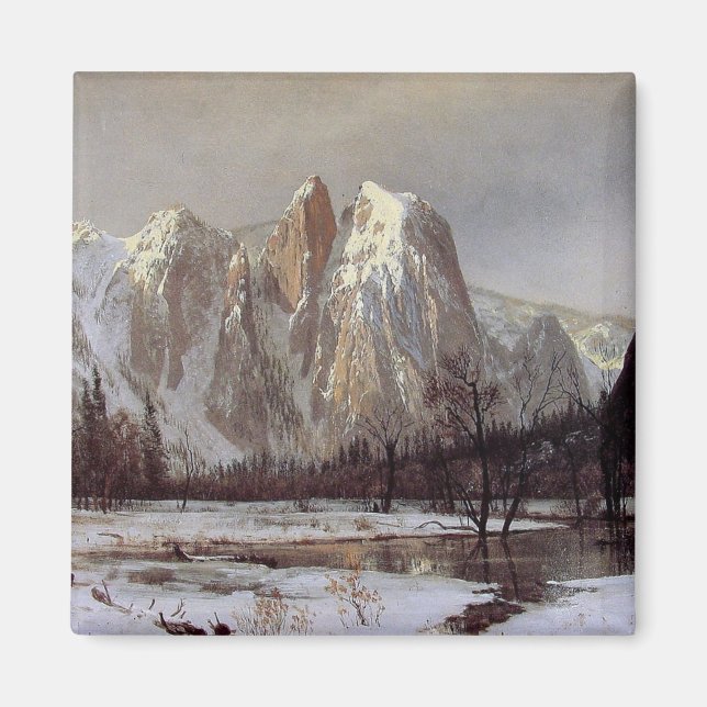 Yosemite Valley, Kalifornien (Cathedral Rock) Magnet (Vorne)