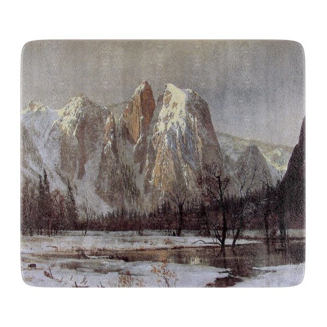 Yosemite Valley, Kalifornien (Cathedral Rock) Schneidebrett (Vorderseite)