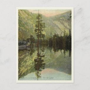 Yosemite Valley, Kalifornien, Mirror Lake, Vintag Postkarte