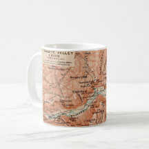  Yosemite Valley Map Mug
