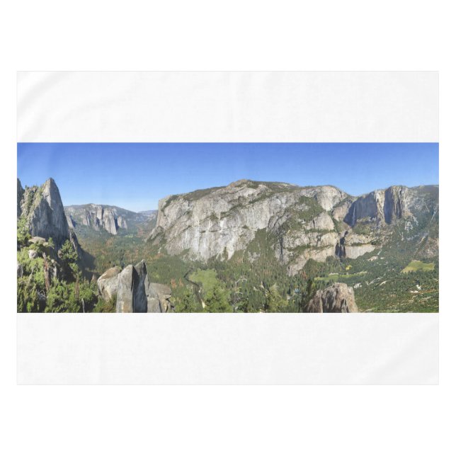 Yosemite Valley Panorama 2 - Yosemite Tischdecke (Vorderseite (Horizontal))
