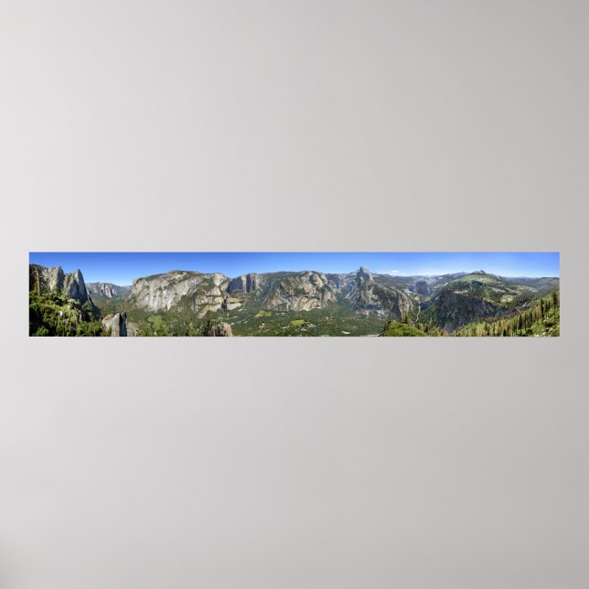 Yosemite Valley Panorama - Yosemite Poster (Vorne)