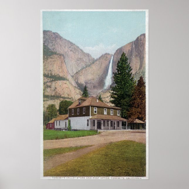 Yosemite Valley Store und Post Office Poster (Vorne)