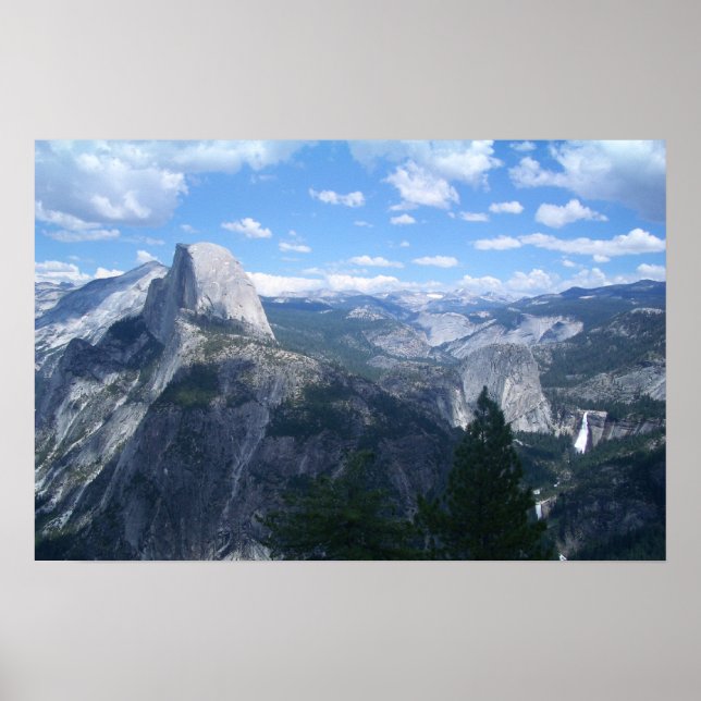 Yosemite Valley vom Glacier Point Poster (Vorne)