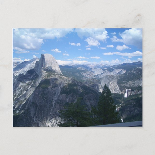 Yosemite Valley vom Glacier Point Postkarte (Vorderseite)