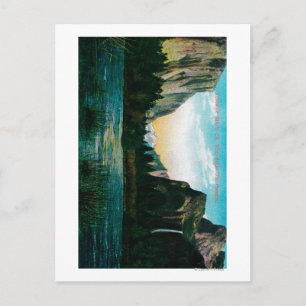 Yosemite Valley von Bridal Veil Meadow Postkarte