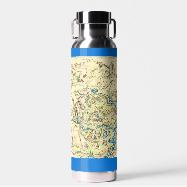 Yosemite Valley Wasserflasche Trinkflasche (Vorne)