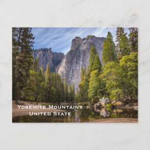 Yosemite Vereinigte Staaten Vintage Tourismus Reis Postkarte