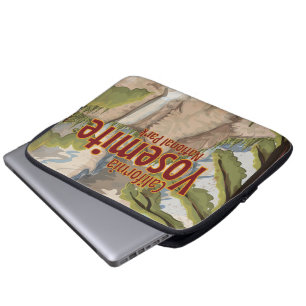 Yosemite Vintage Poster Laptopschutzhülle