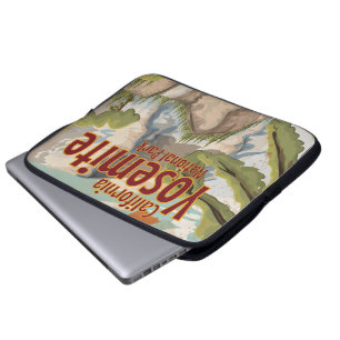 Yosemite Vintage Poster Laptopschutzhülle