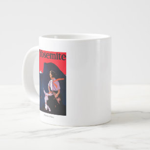 Yosemite Vintage PosterYosemite, CA Jumbo-Tasse
