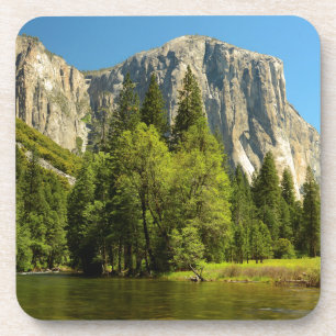 Yosemite vom Talboden, Sierra-Nevada Untersetzer