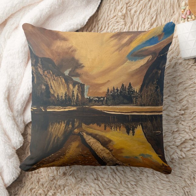 Yosemite, von Gary Poling Kissen (Decke)