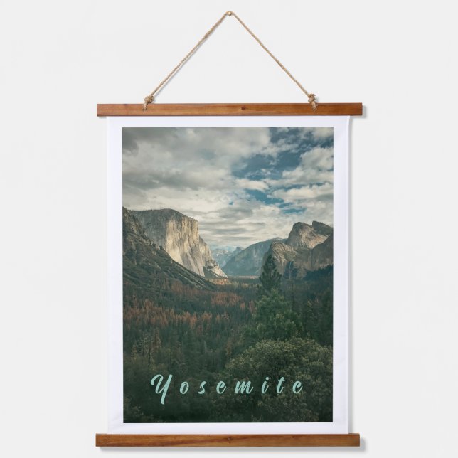 Yosemite Wandteppich Mit Holzrahmen (Vorderseite)