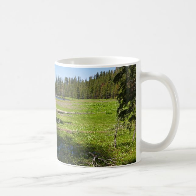 Yosemite-Wiese mit Sternschnuppen Kaffeetasse (Rechts)