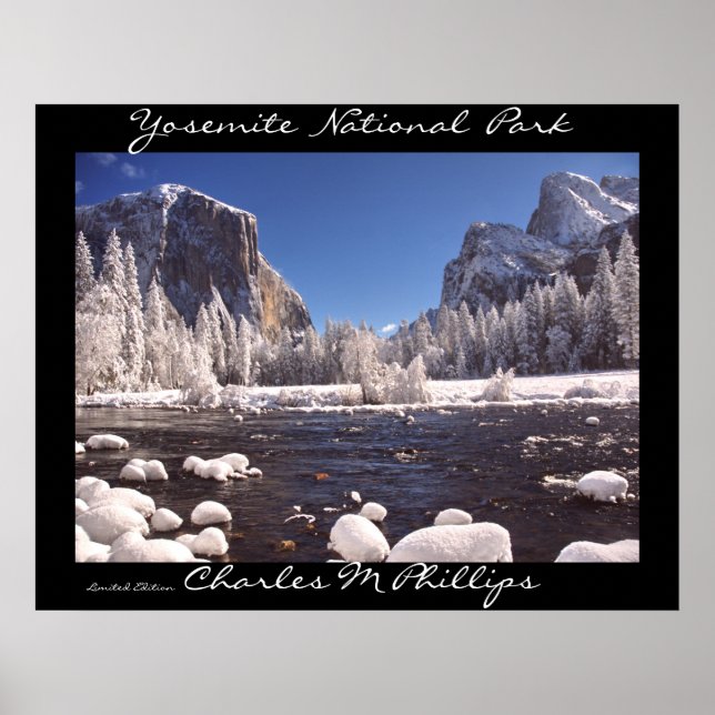 Yosemite Winter Poster (Vorne)