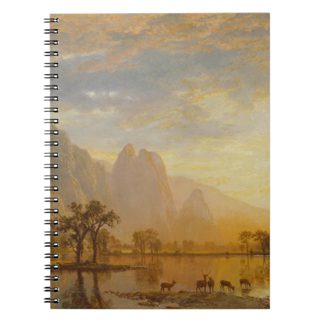 Yosemittal (1864) - Albert Bierstadt Notizblock (Vorderseite)