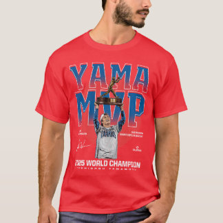 Yoshinobu Yamamoto 2025 Los Angeles MVP World Cham T-Shirt