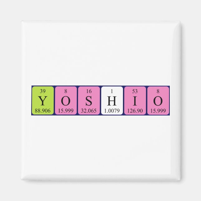 Yoshio Periodenmagnet Magnet (Vorne)