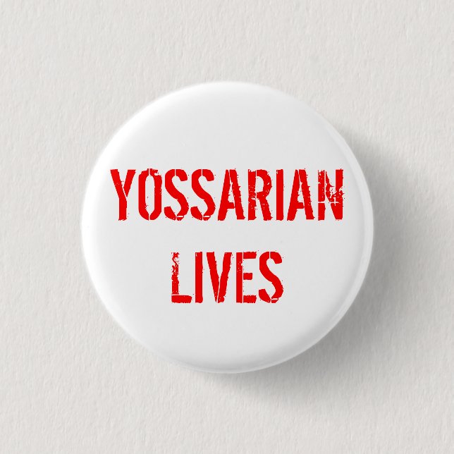 Yossarian Leben Button (Vorderseite)