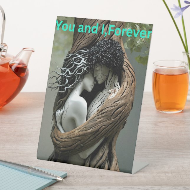 You and I Forever Sockelschild (In Situ)