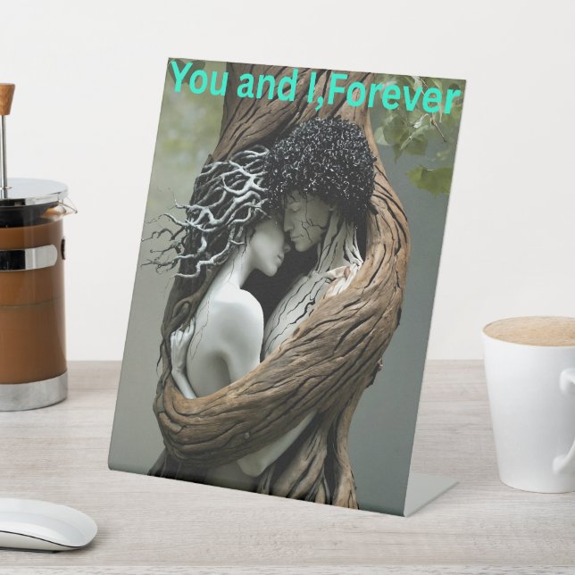 You and I Forever Sockelschild (In SItu)