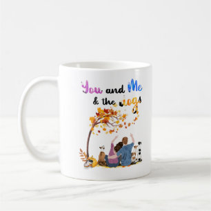 You And Me And The Dogs Gifts For Couple Dog Lover Kaffeetasse
