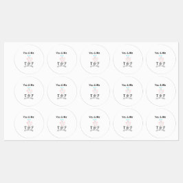 You and me love cup cake red valentine's day name  etiketten