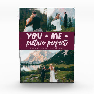 You and Me Picture Perfect Frischvermählten Cranbe Fotoblock