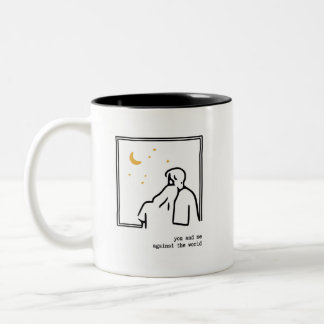 You and Me  Zweifarbige Tasse