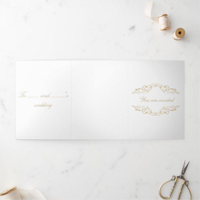 You are invited  dreifach gefaltete einladung (Außenbereich)