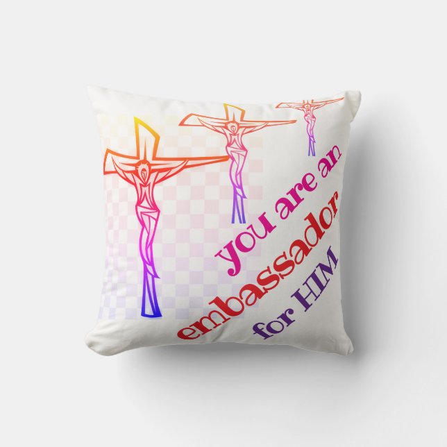 You are Jesus' Ambassador Tote Kissen (Vorderseite)