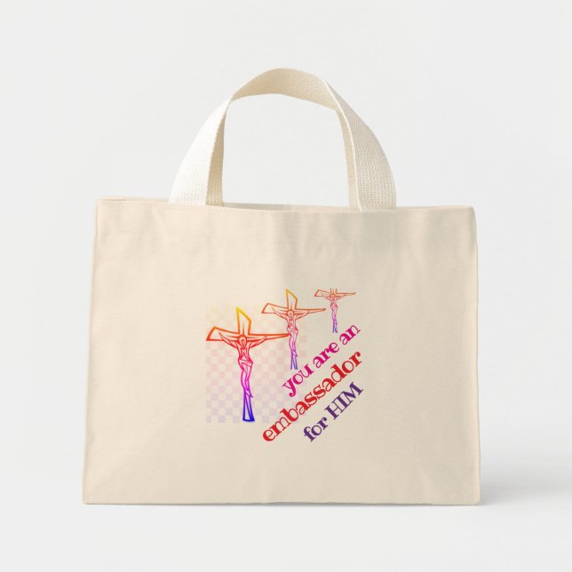 You are Jesus' Ambassador Tote Mini Stoffbeutel (Vorne)