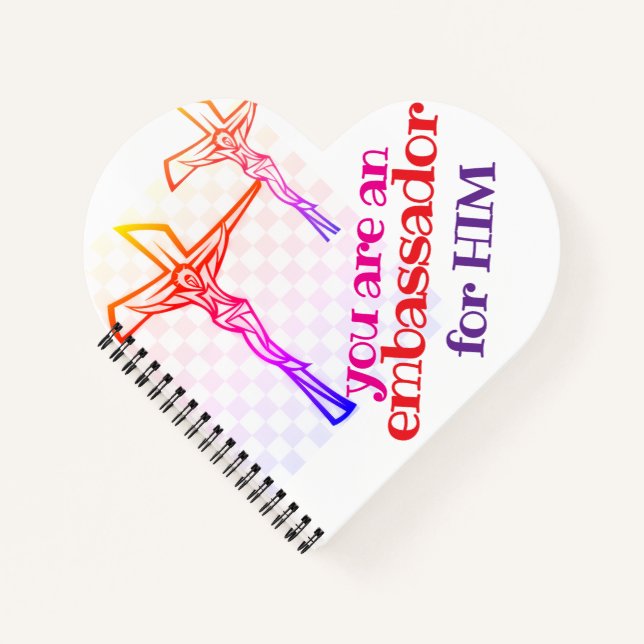 You are Jesus' Ambassador Tote Notizbuch (Vorderseite)