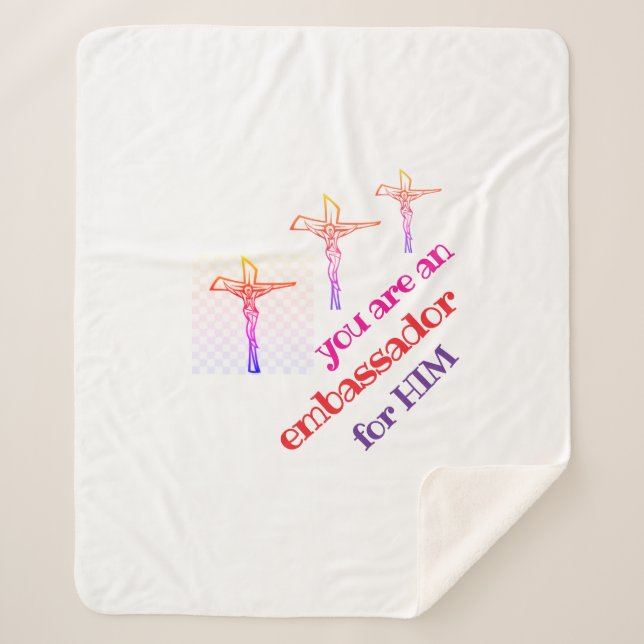 You are Jesus' Ambassador Tote Sherpadecke (Vorderseite)