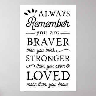 "You are Love" Inspiration Zitat Art Kids Poster