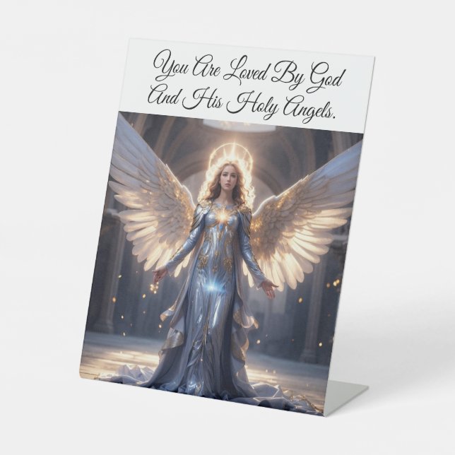 You Are Loved Pedestal Sign Sockelschild (Vorderseite)