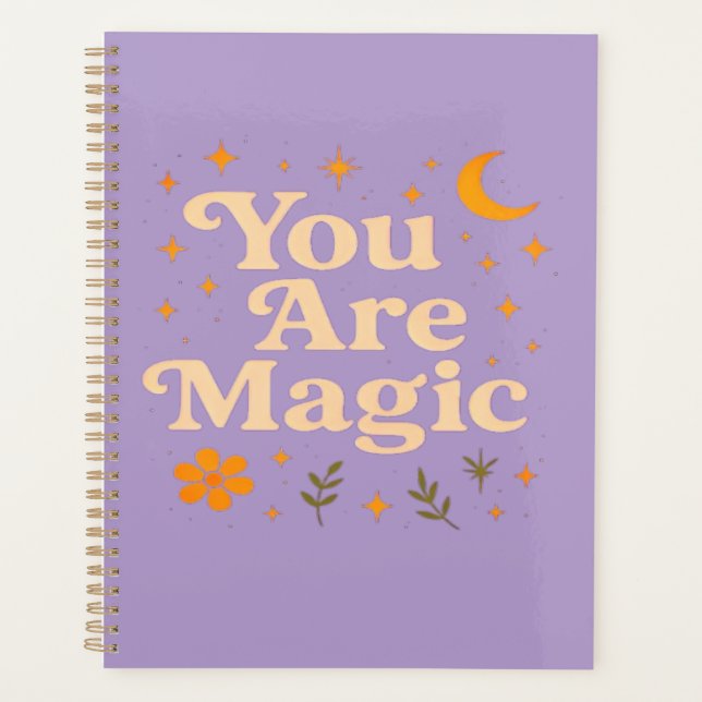 You Are Magic - Inspirational Star Design with Pos Planer (Vorderseite)